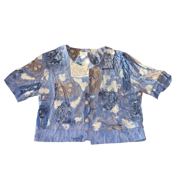 Casual Corner Tops - Casual Corner Patterned Blouse